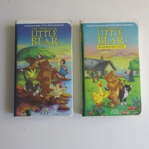 VHS Tapes - Little Bear adventures